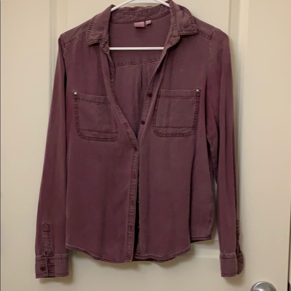 Rayon button up